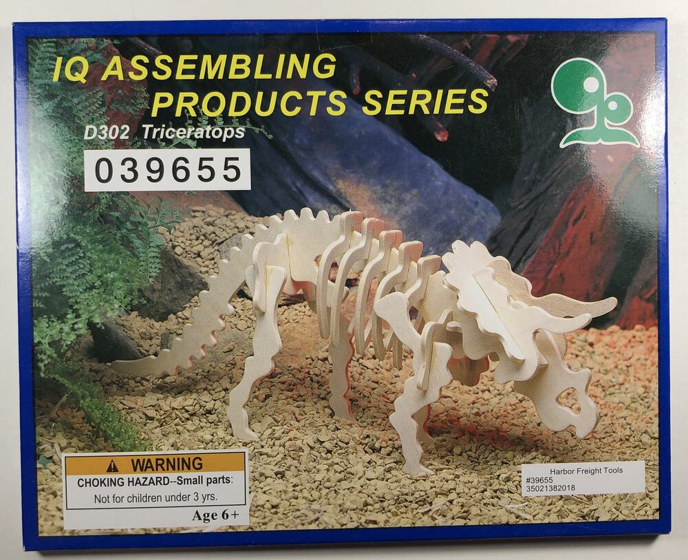 Journey to the Mesozoic Era with Triceratops 039655 3D Puzzle/Model Kit - vn